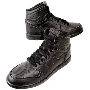 Air‎ Jordan 1 Retro High OG Black 7Y /8½Women